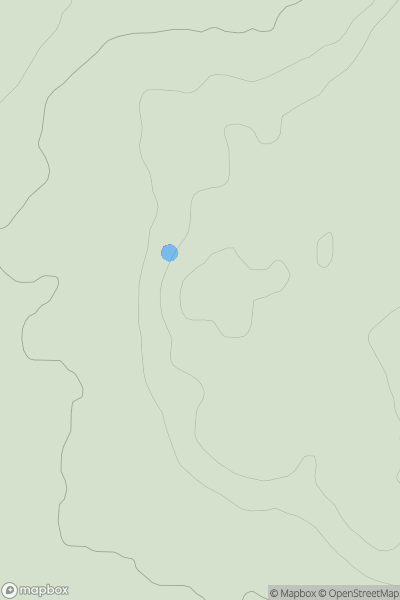 Thumbnail image for Beacon Hill [North Pennines] [NZ387635] showing contour plot for surrounding peak
